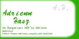 adrienn hasz business card